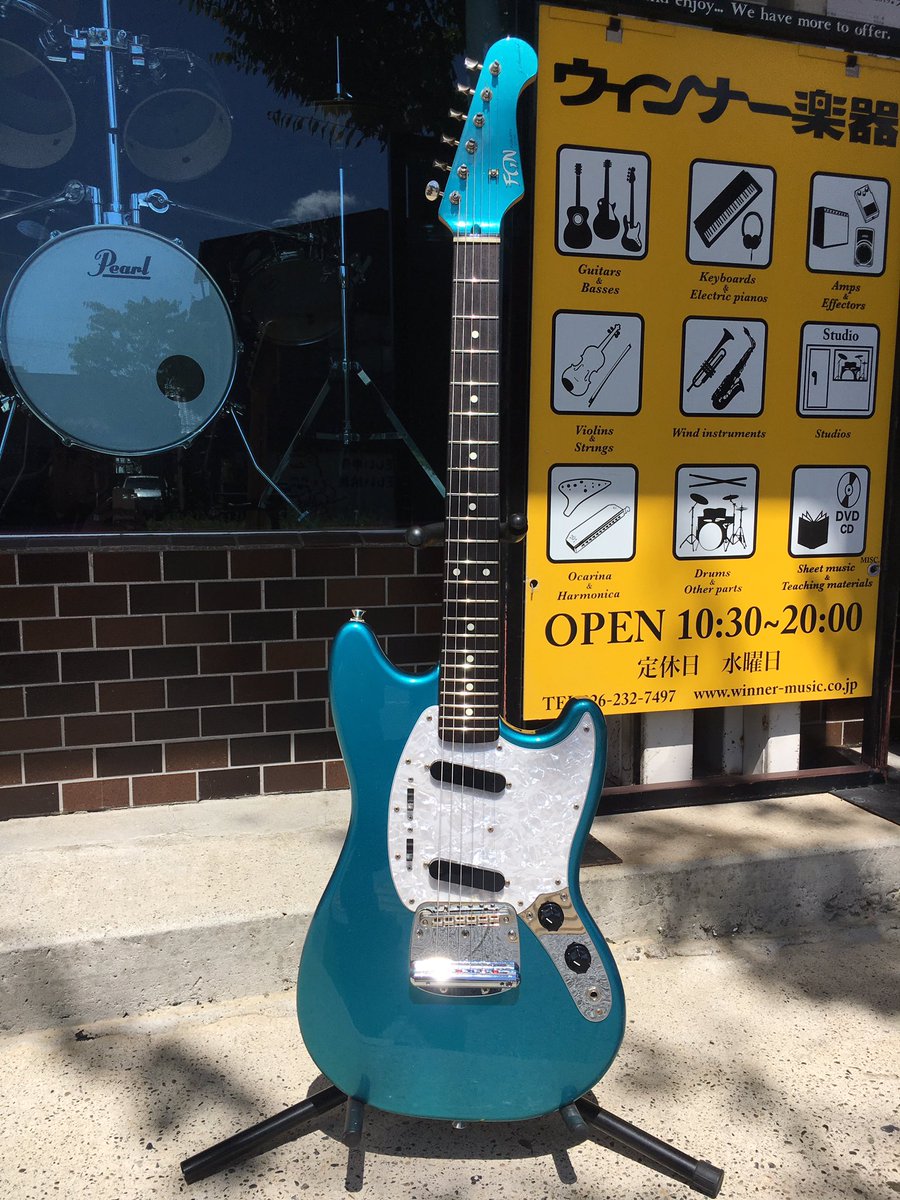 美品】Fujigen JMG-6R Mustang エレキギター フジゲン FUJIGEN(FGN