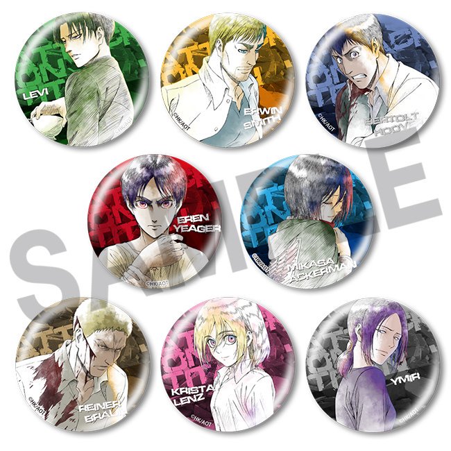 進撃の巨人 浅野恭司原画展 2017 クリアファイル ハンジ 中古 進撃の