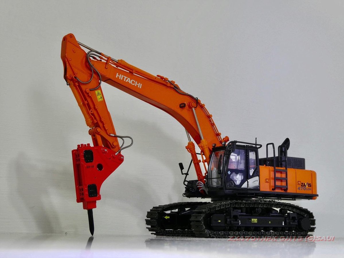 日立建機 1/50 ZAXIS470LCH 完全売り切り HITACHI 建機ミニチュア 油圧
