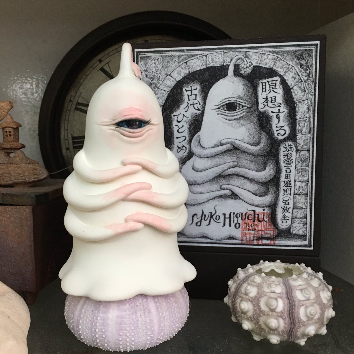 ヒグチユウコ ひとつめちゃんこけし ヒグチユウコ】こけし作品 ひとつ