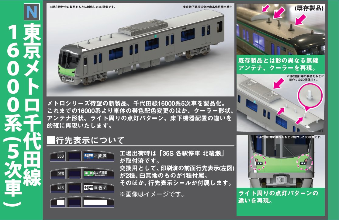 KATO 東京メトロ 千代田線 16000系 (5次車) 【新品,未使用品】 KATO】東京