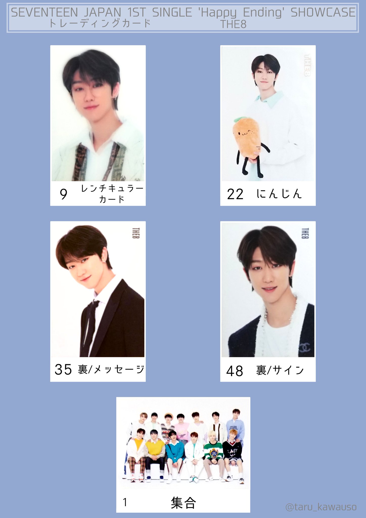 SEVENTEEN 公式トレカ アルバム ミンハオ ディエイト THE 8 the8