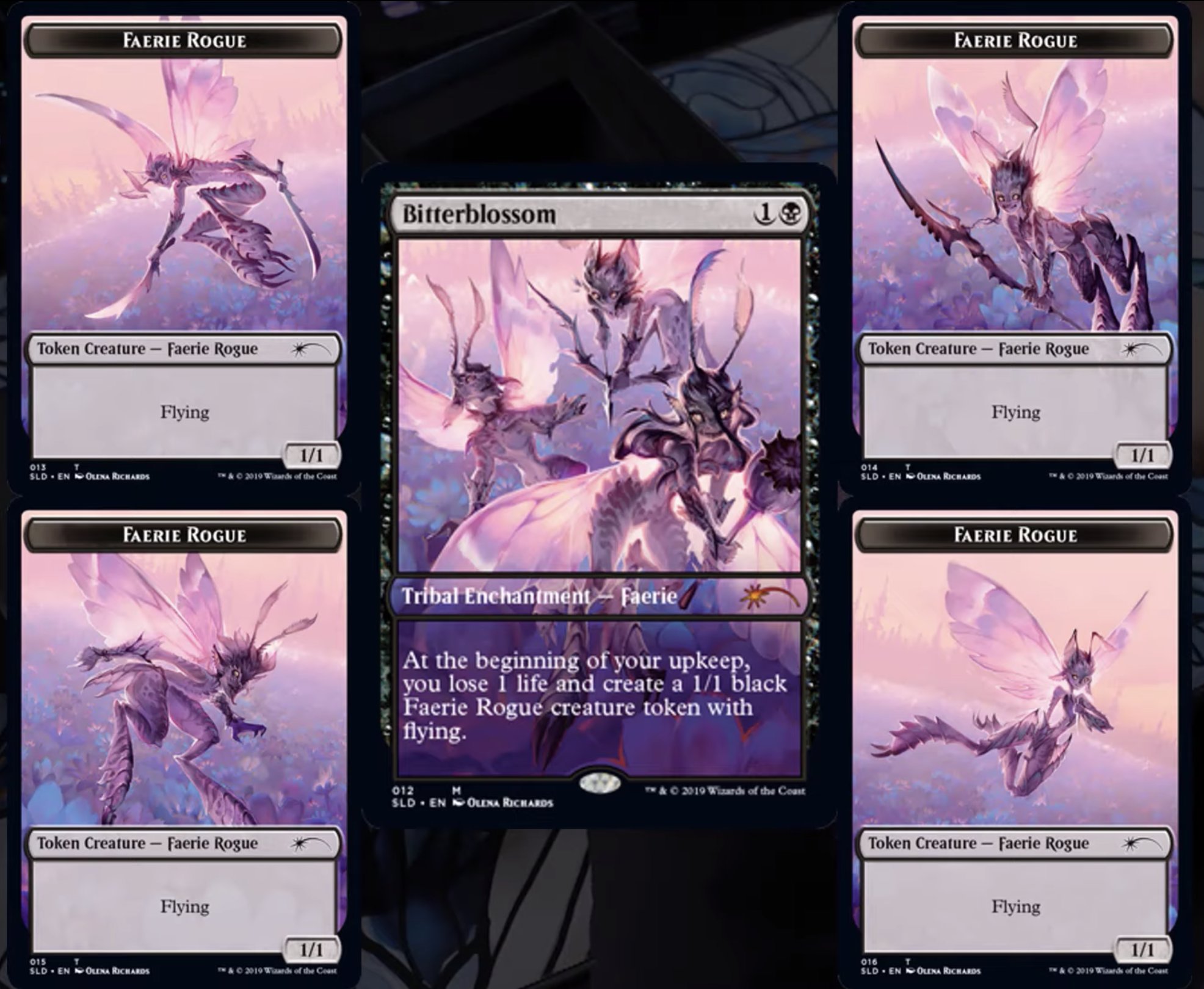 MTG SecretLair Bitterblossom Dreams苦花 4箱 MTG SecretLair