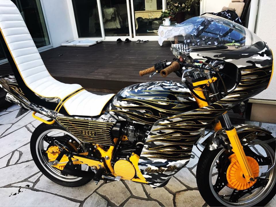 gs400 外装セット キャンディーライフ×MAD STAR塗装 gs400 外装セット