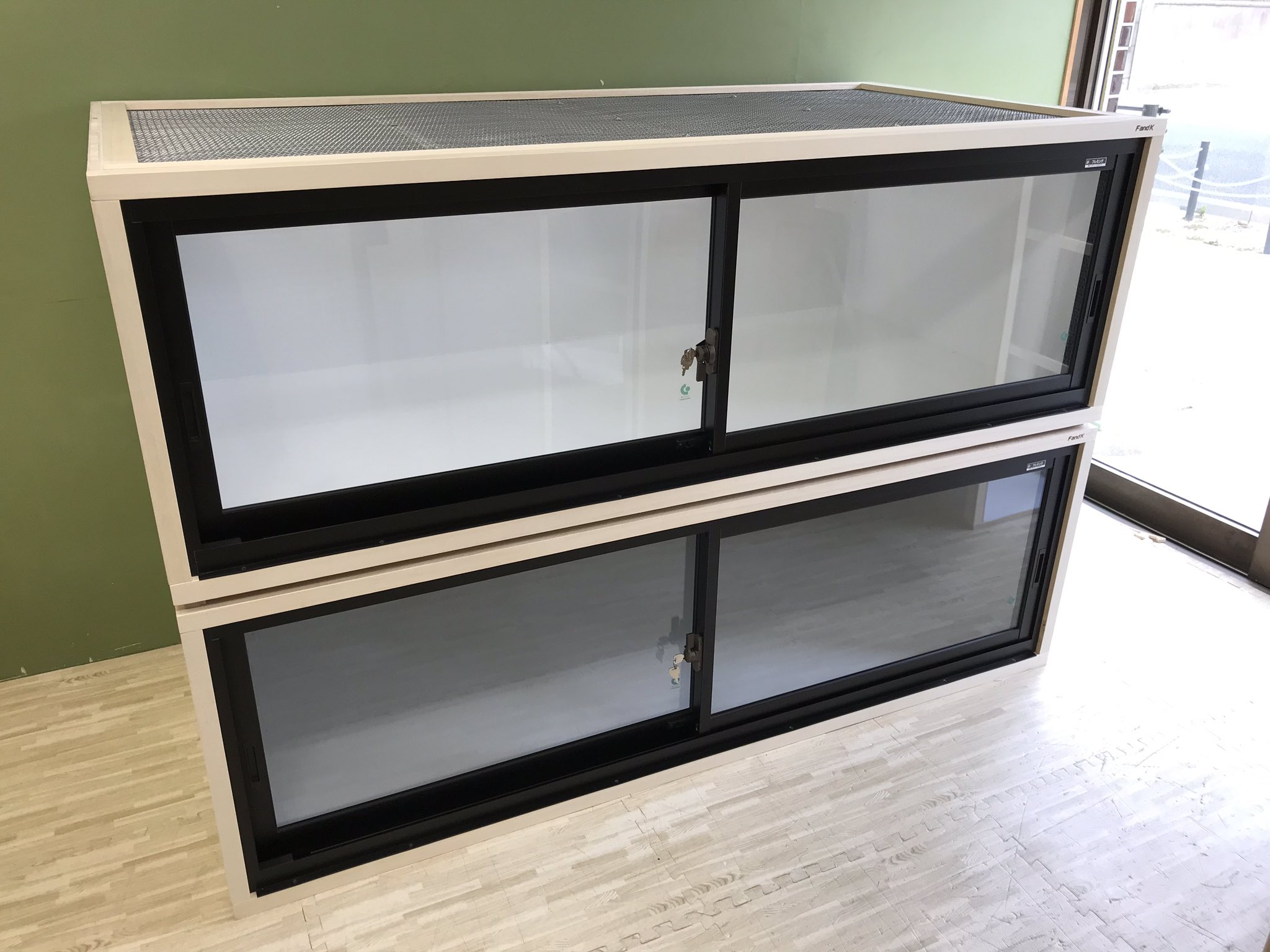 FandK爬虫類木製ケージ特定動物ケージ1800×900×600