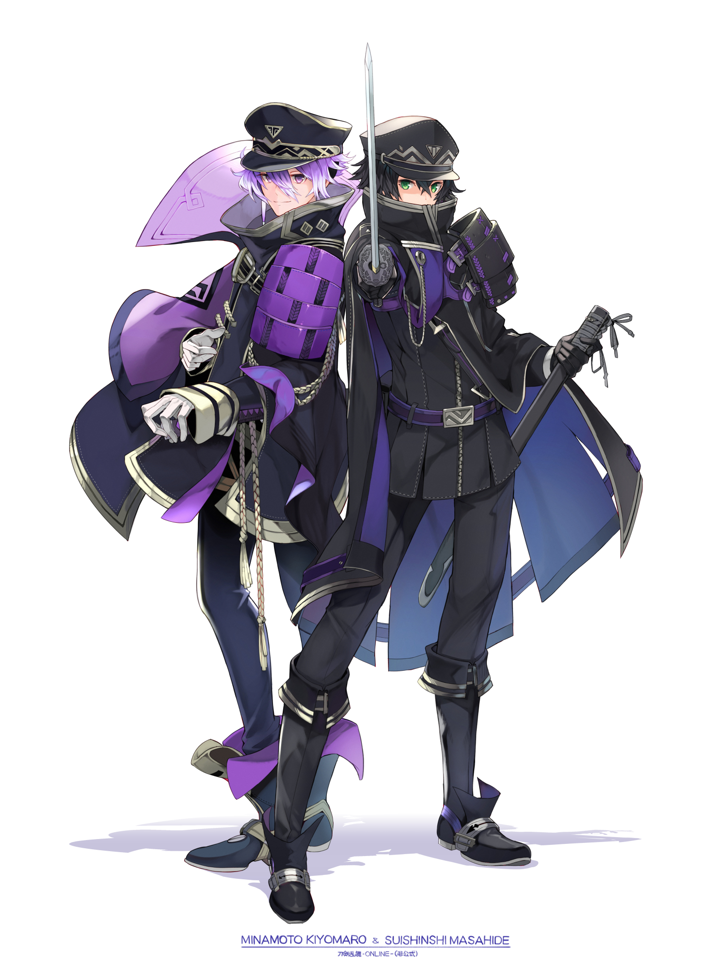 刀剣乱舞 水心子正秀 都結び A3複製原画 刀剣乱舞 水心子正秀 都結び