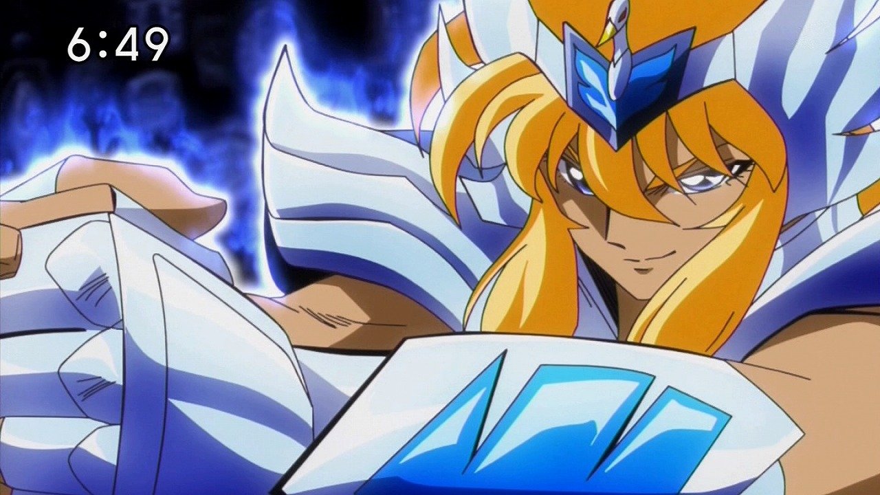 聖闘士星矢 キグナス氷河 セル画 動画