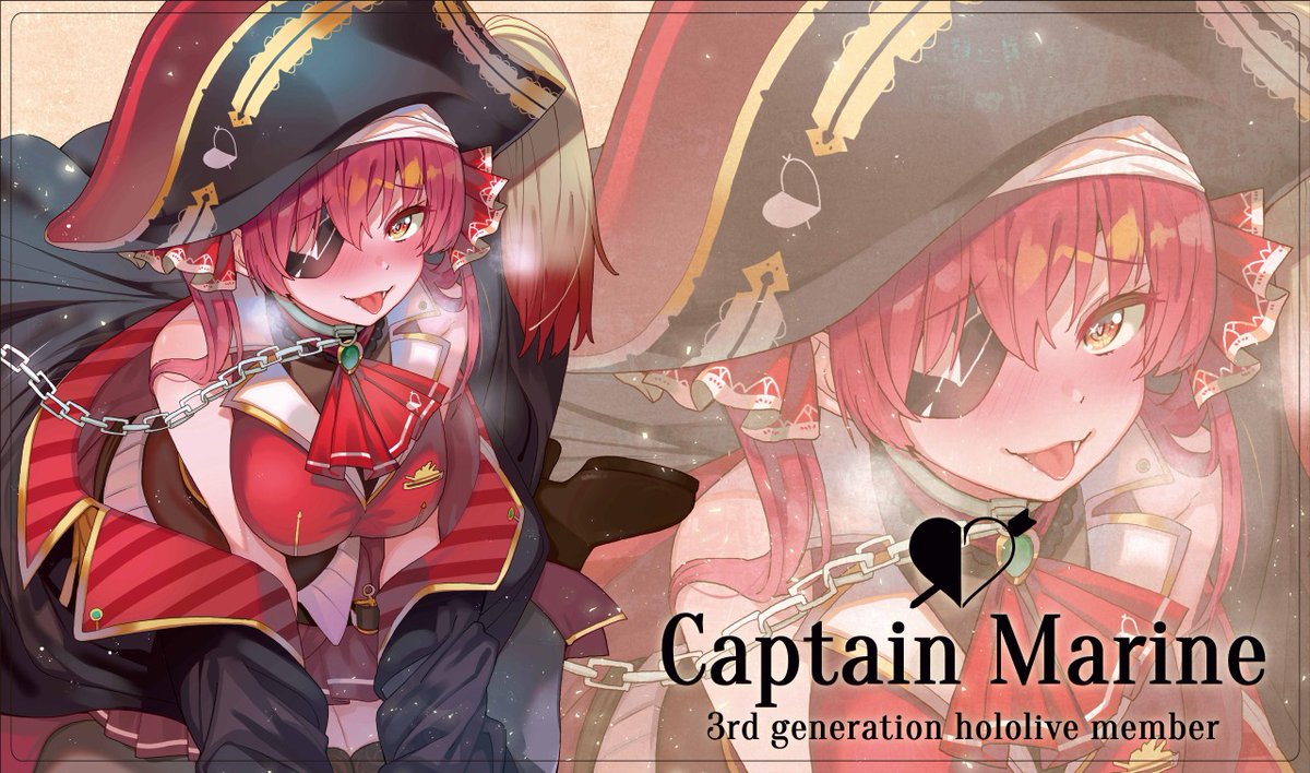 ホロライブ 宝鐘マリン マリン 白詰草 プレイマット ホロライブ 宝鐘