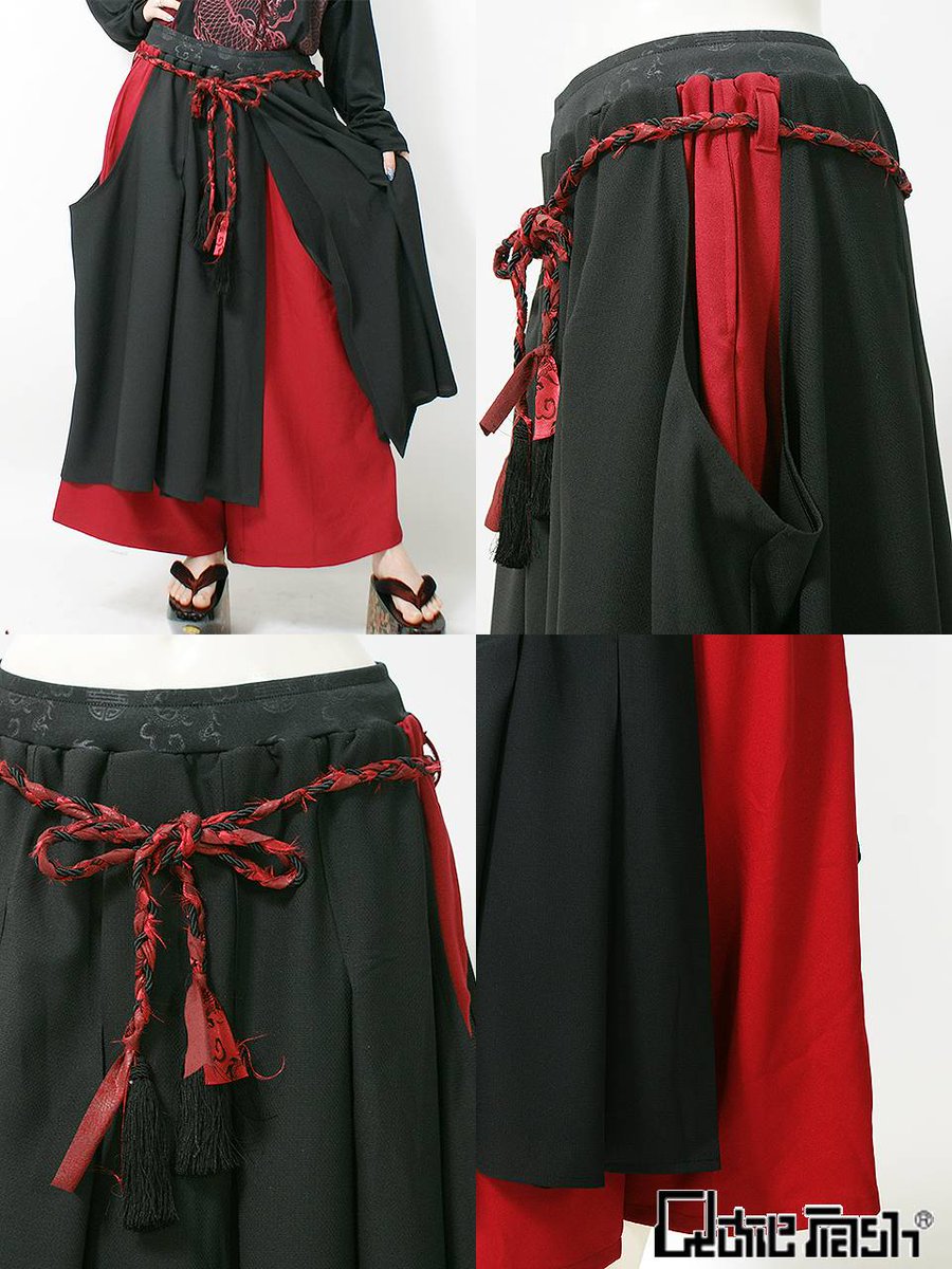 Qutie Frash袴パンツ ワインレッド 【公式通販】