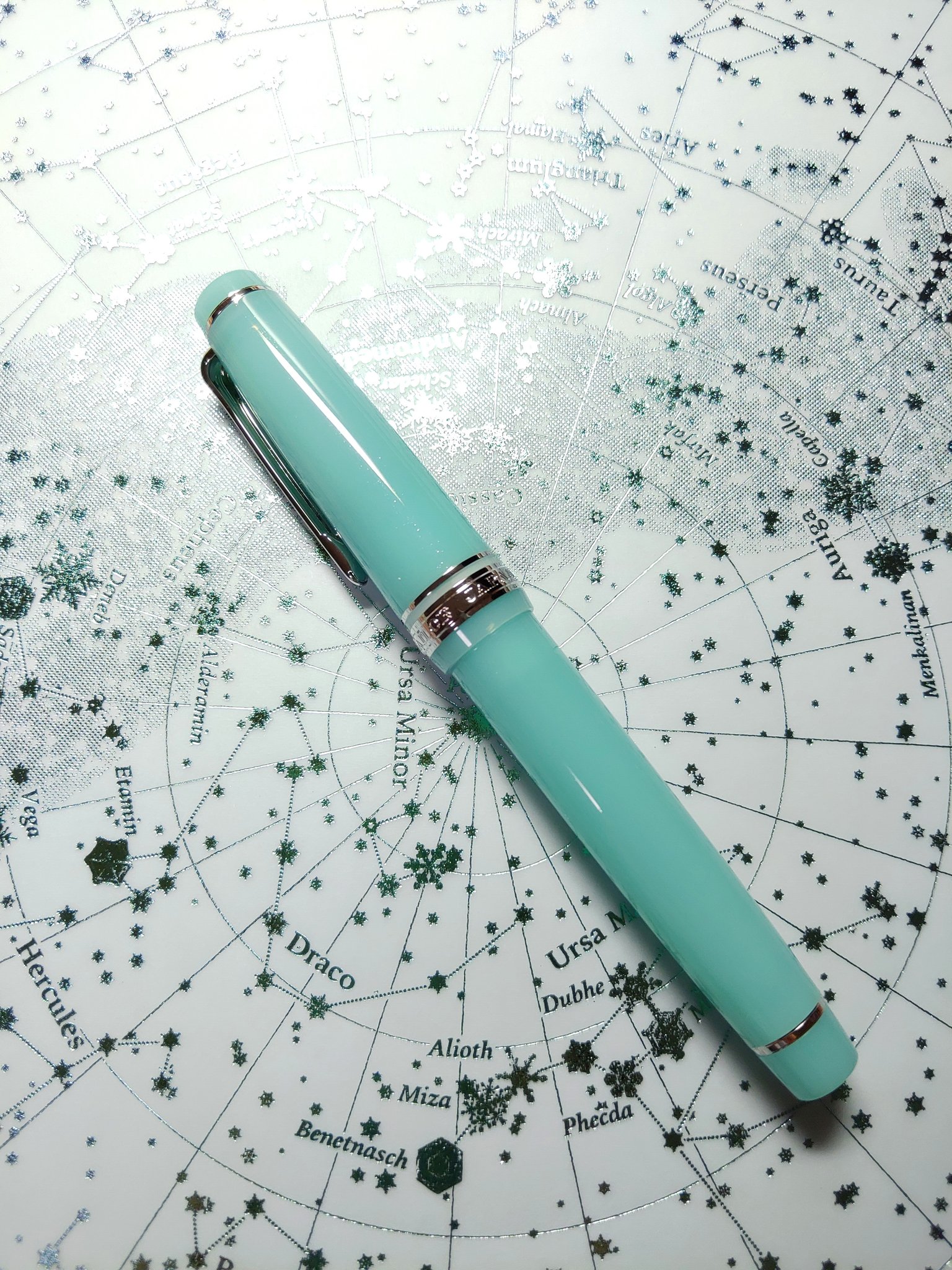 八文字屋 くらげアクアリウム 万年筆 F 細字