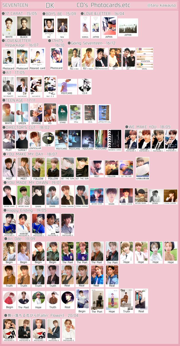 SEVENTEEN セブチ ミンハオ ディエイト 過去トレカ まとめ売り