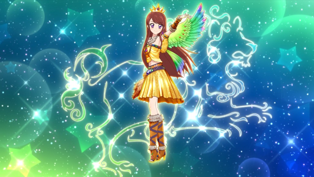 アイカツ 紫吹蘭 星座ドレスカード キングレオコーデ アイカツ 紫吹蘭