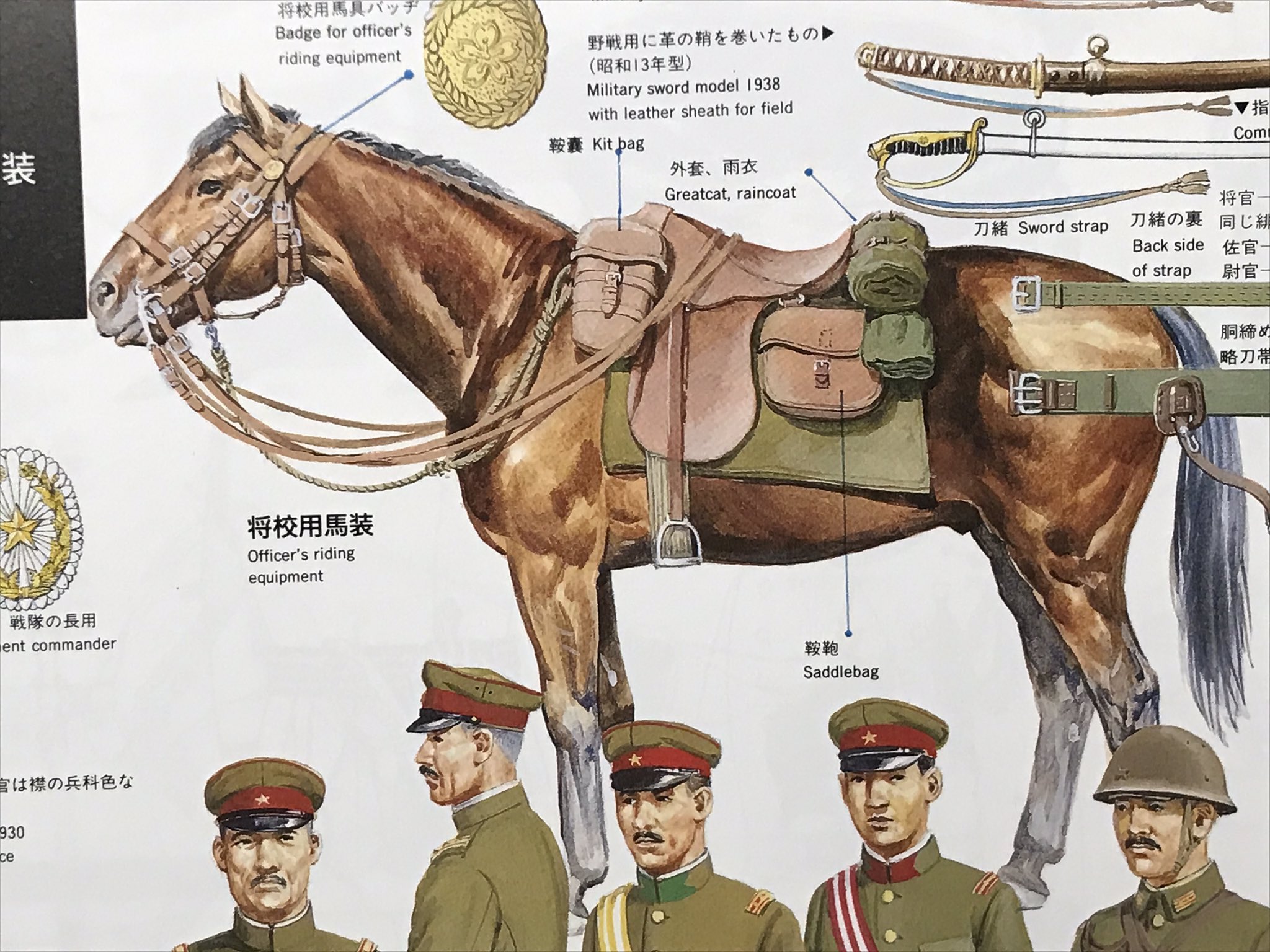 AKa6788旧日本陸軍鞍嚢馬鞍の左右に垂らす革製の袋小さい武具入当時物