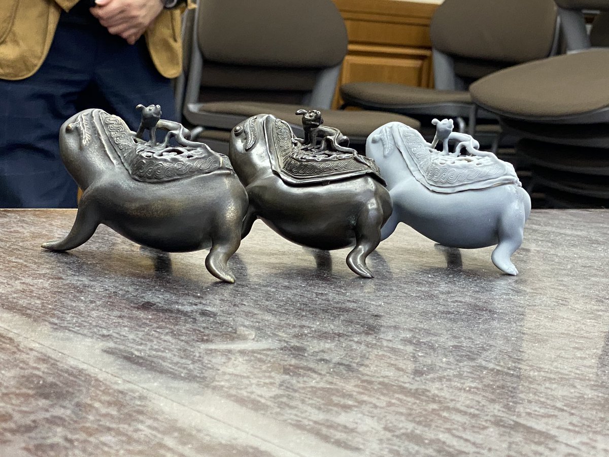 三つ足の蛙 国宝レプリカ 三つ足の蛙 国宝レプリカ 本能寺大