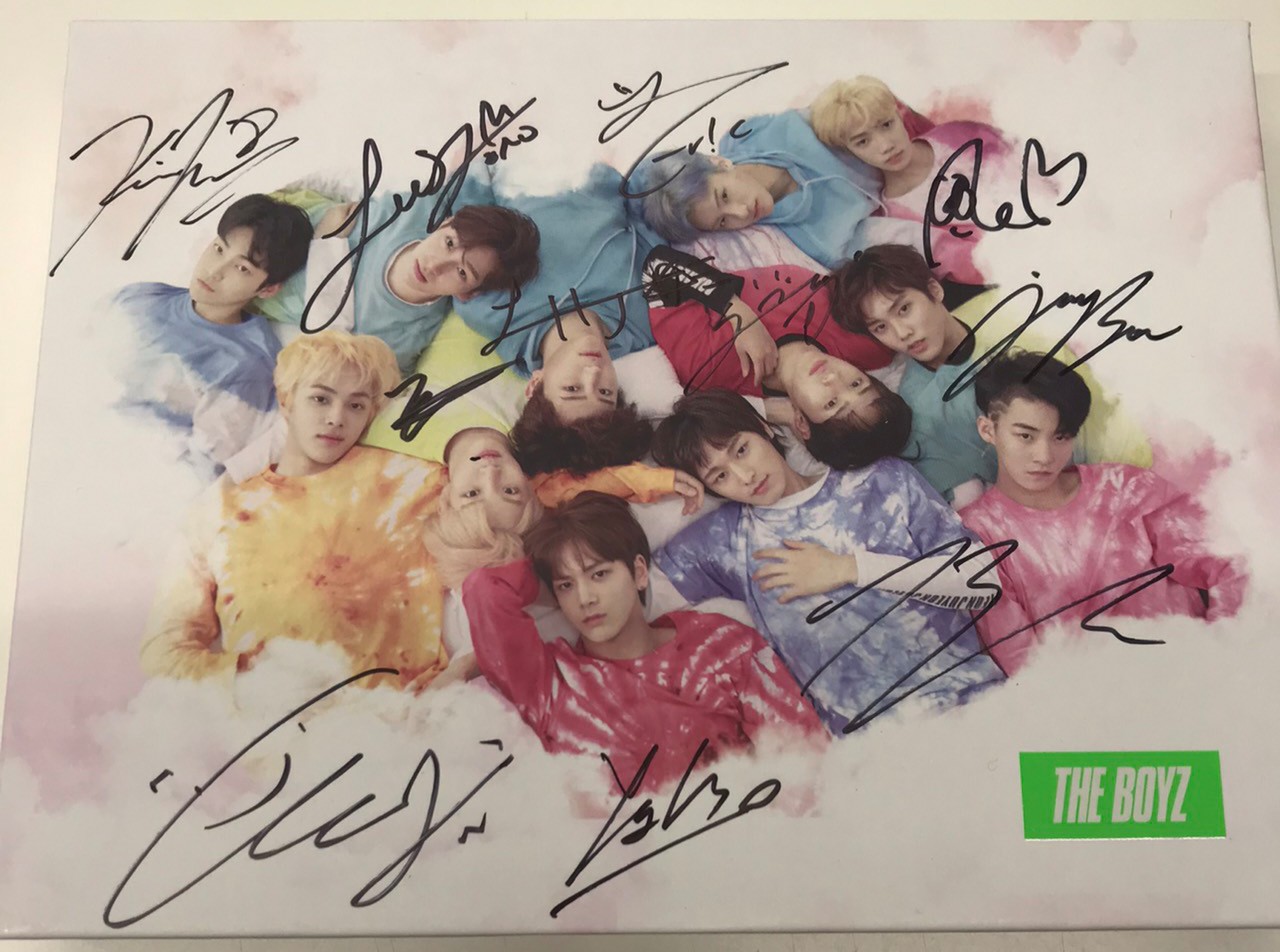 ドボイズ ジュヨン 直筆サイン ポラロイド ジュヨン theboyz ドボイズ
