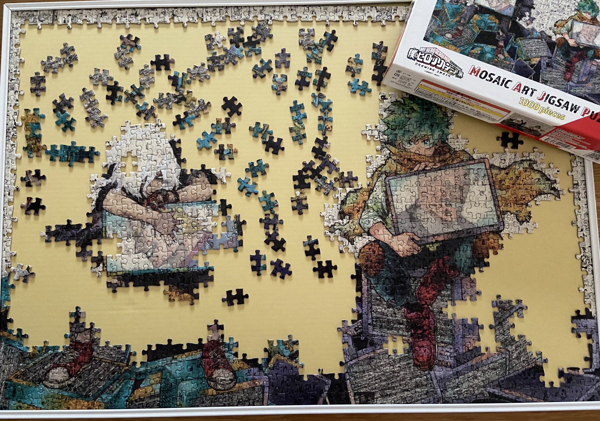 ヒロアカ原画展 パズル 1000piece 僕のヒーローアカデミア』モザイク