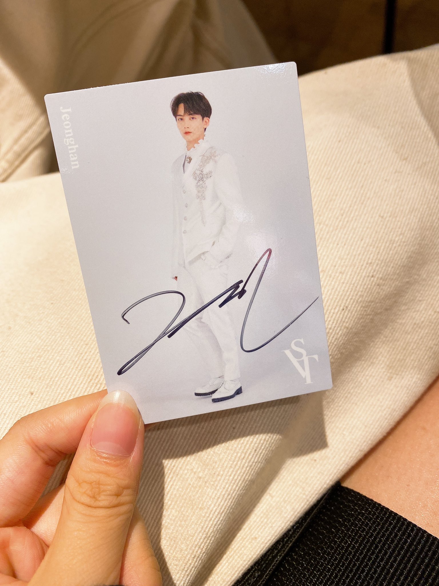 SEVENTEEN ジョンハン 直筆サイン入り HMV ヘンガレ トレカ セブチ