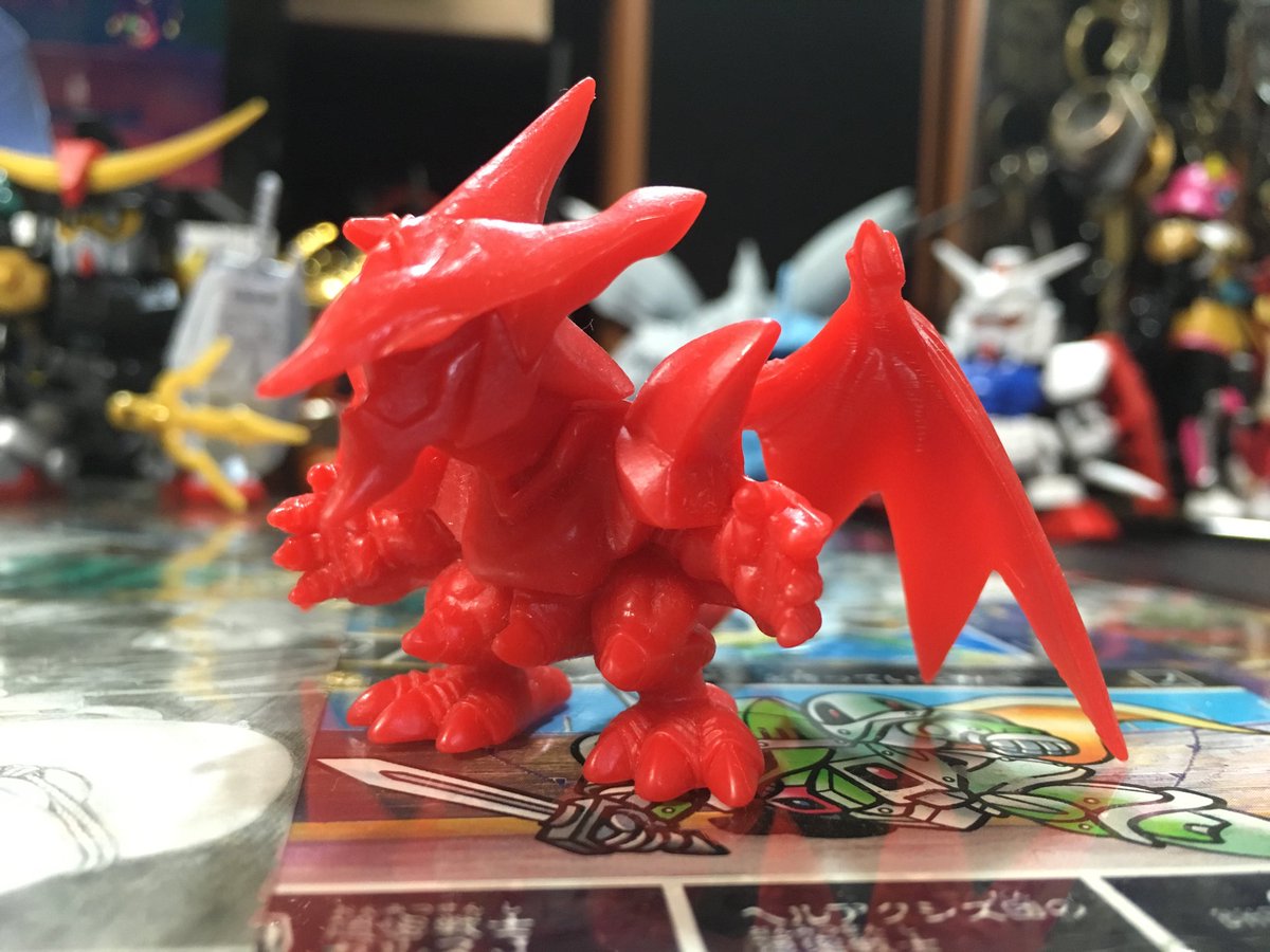 当時物 SDガンダム 消しゴム ガン消し グレートサザビードラゴン 赤