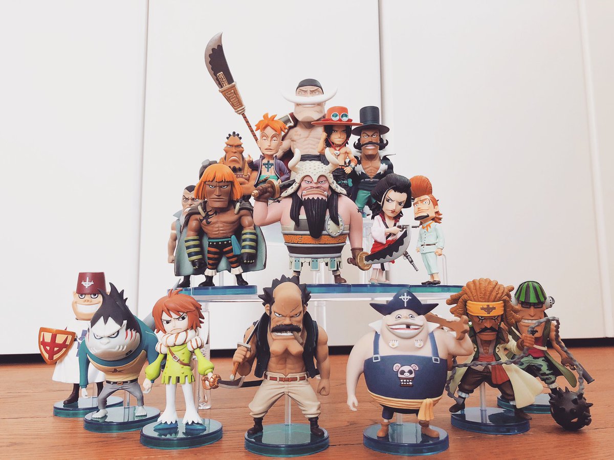 美品)ONE PIECE/ワンピース/白ひげ海賊団セット ワンピース ワーコレ
