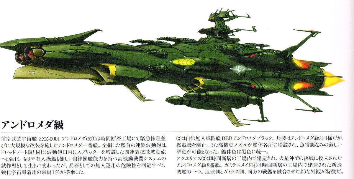 んどぱら屋 宇宙戦艦ヤマト 1/1000ガミラス型アンドロメダ ヴェム