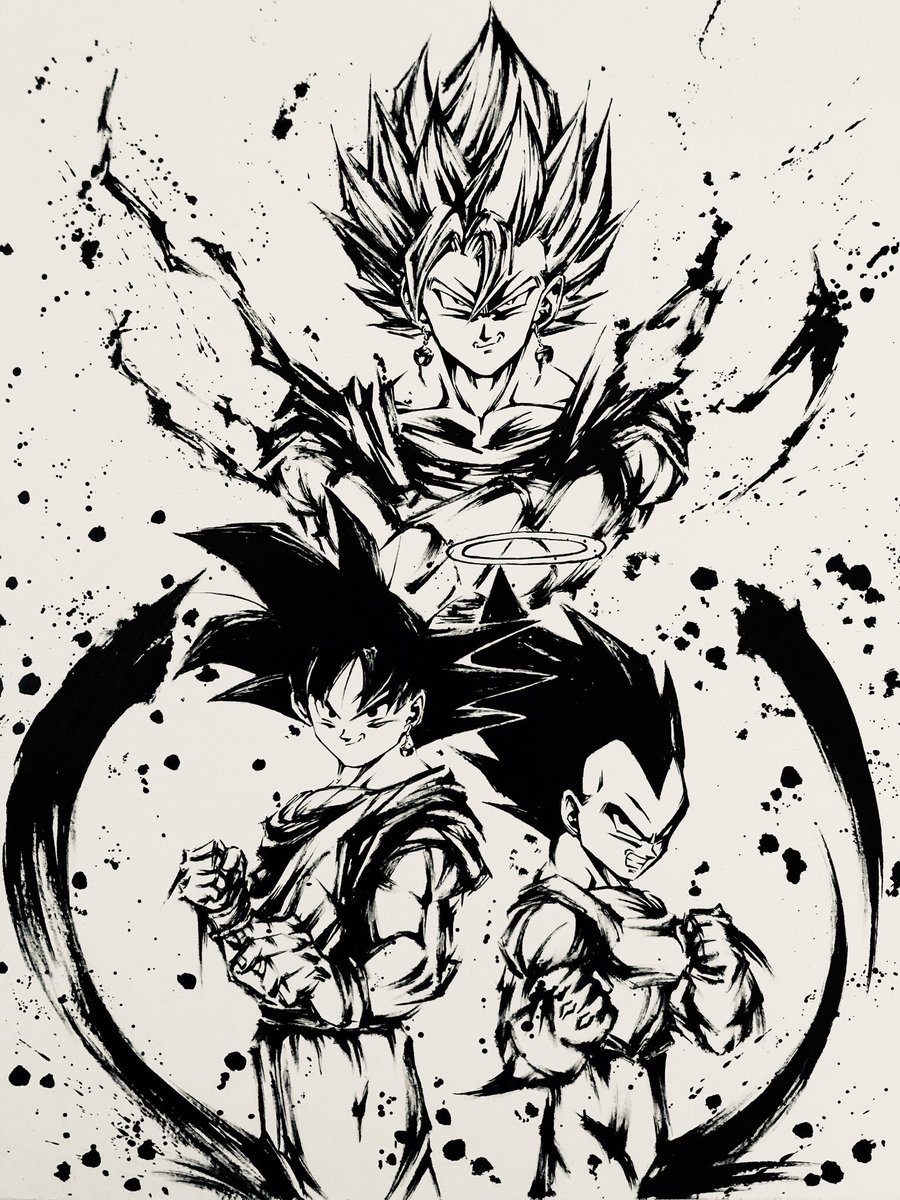 ドラゴンボール ベジット モノクロ ドラゴンボール ベジット モノクロ