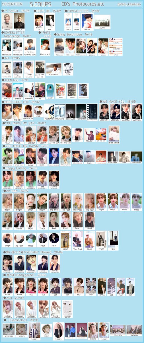 SEVENTEEN トレカ エスクプス 過去 たる*一覧 on X