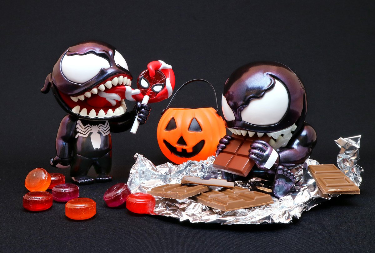 作品の中でチョコレートを食べたがる #ヴェノム🍫 ホットトイズの