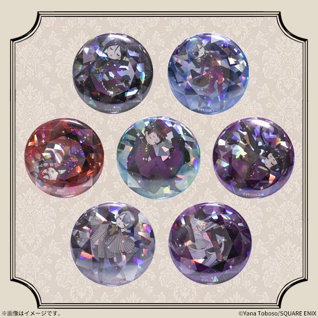 黒執事 Blacklabel トレーディング宝石缶バッジ Vol.1 Vol.2 黒執事