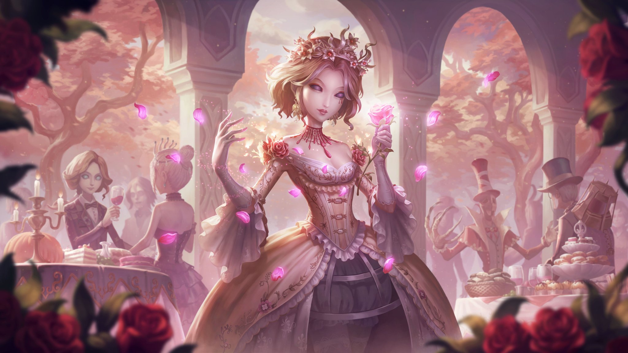 第五人格 IdentityⅤ 血の女王 マリー 記念日 キャンバスボード 第五