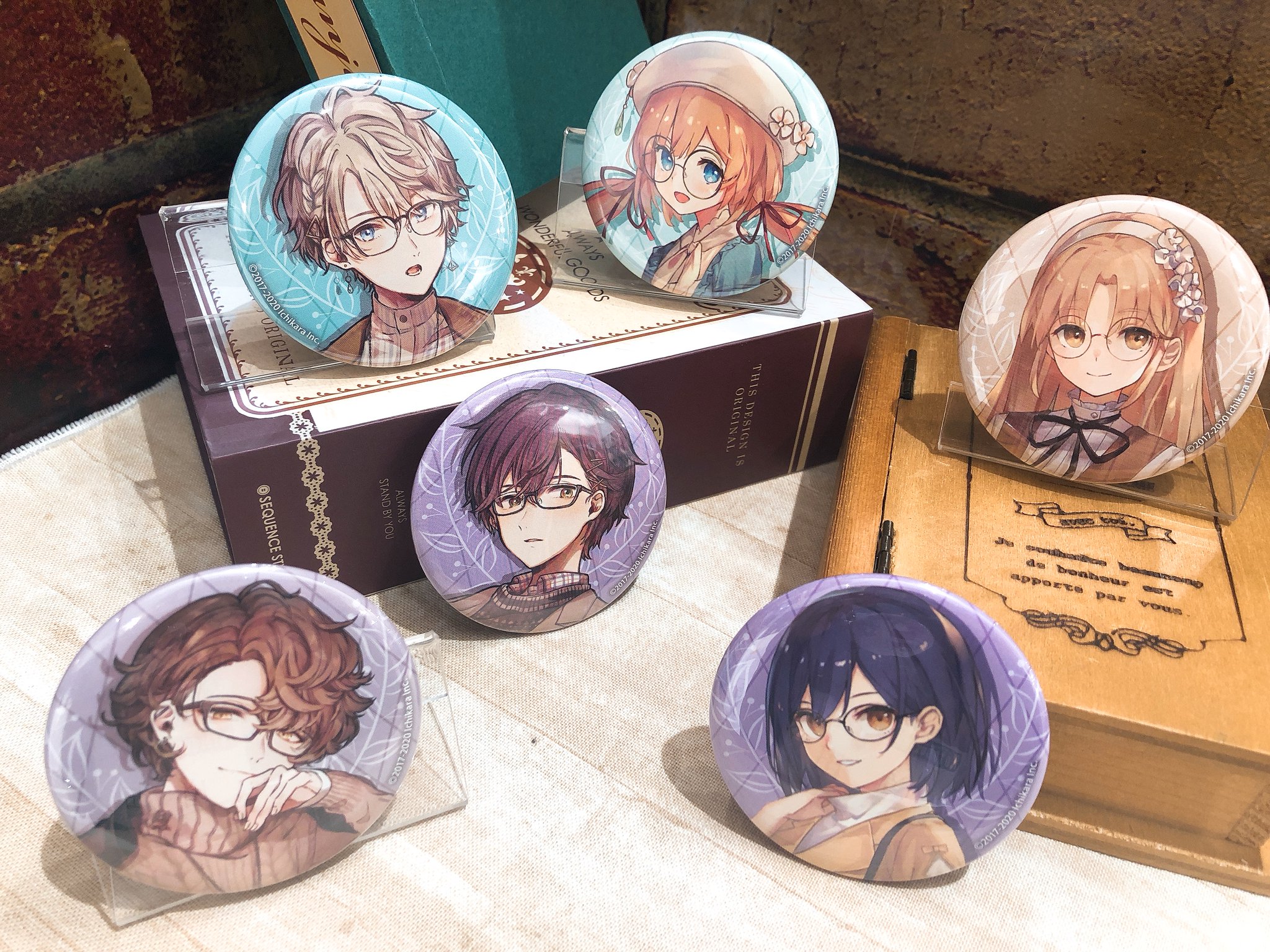 甲斐田晴 読書の秋 缶バッジ 27缶 甲斐田晴 読書の秋 缶バッジ