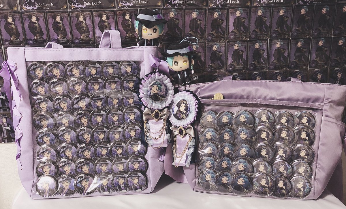 ツイステ フロイド 痛バ A3 カプ缶 式典服 ザッカマート ブラック