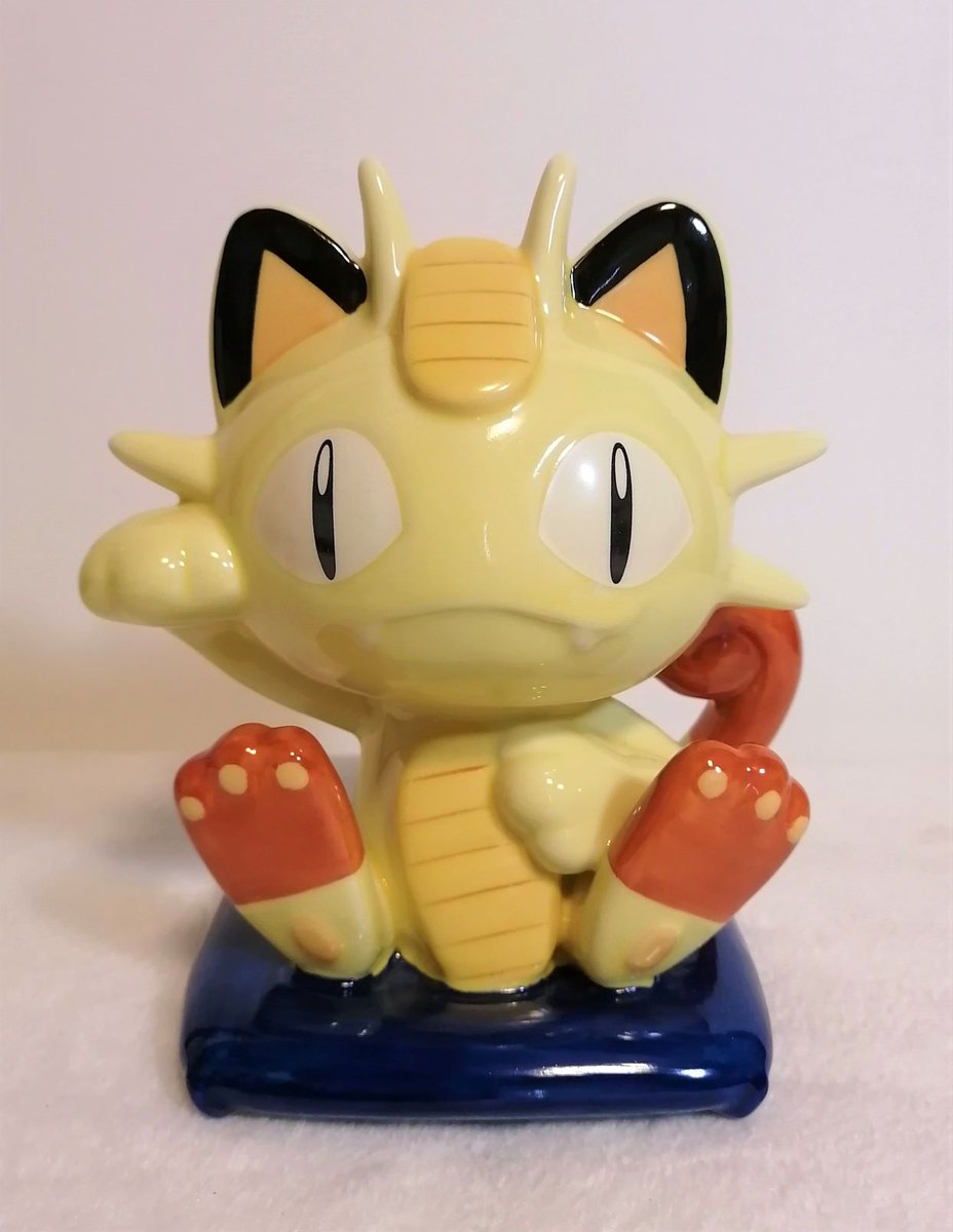 ポケットモンスターてまねきニャース貯金箱座布団(赤)