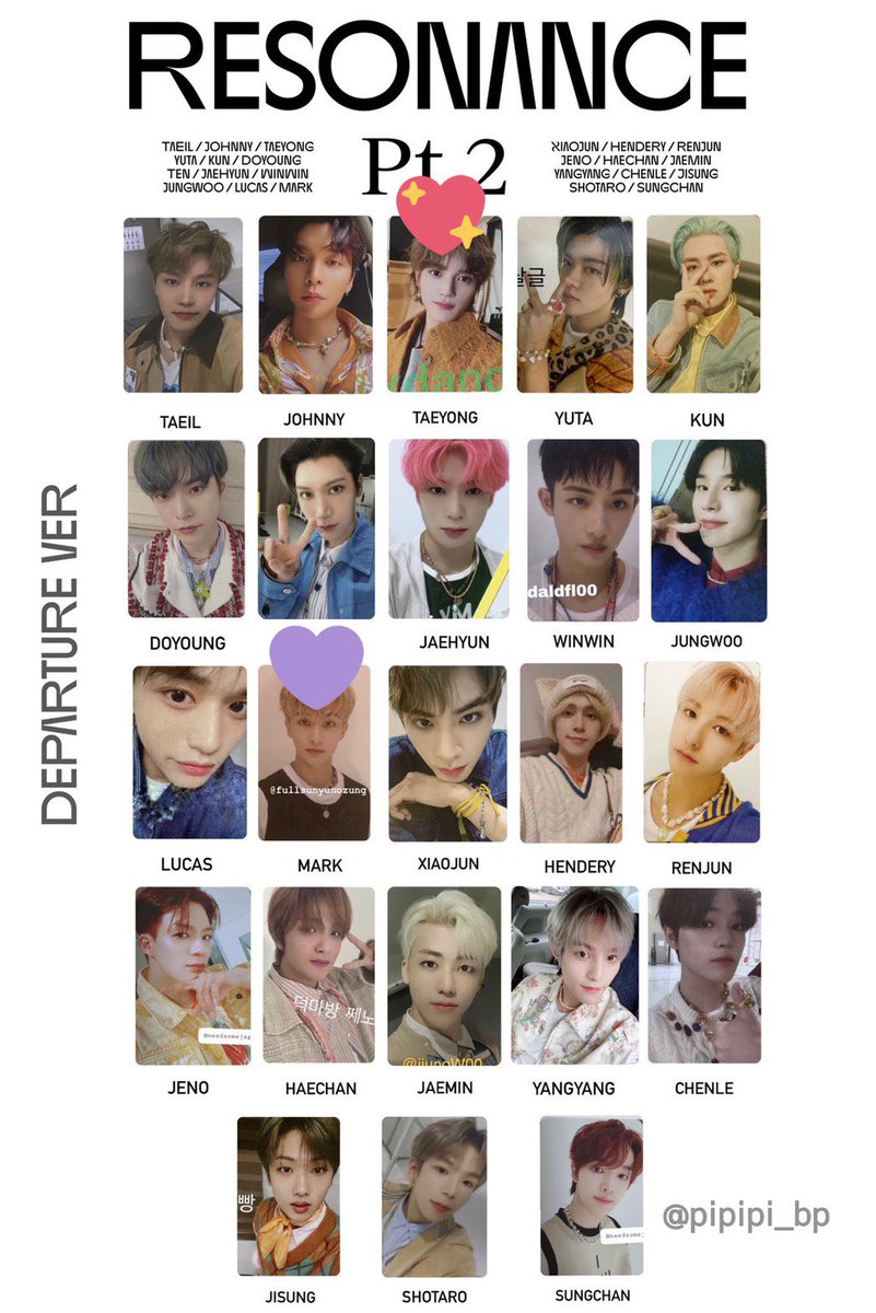 NCT RESONANCE キノ トレカ ヘチャン 公式 NCT RESONANCE キノ トレカ