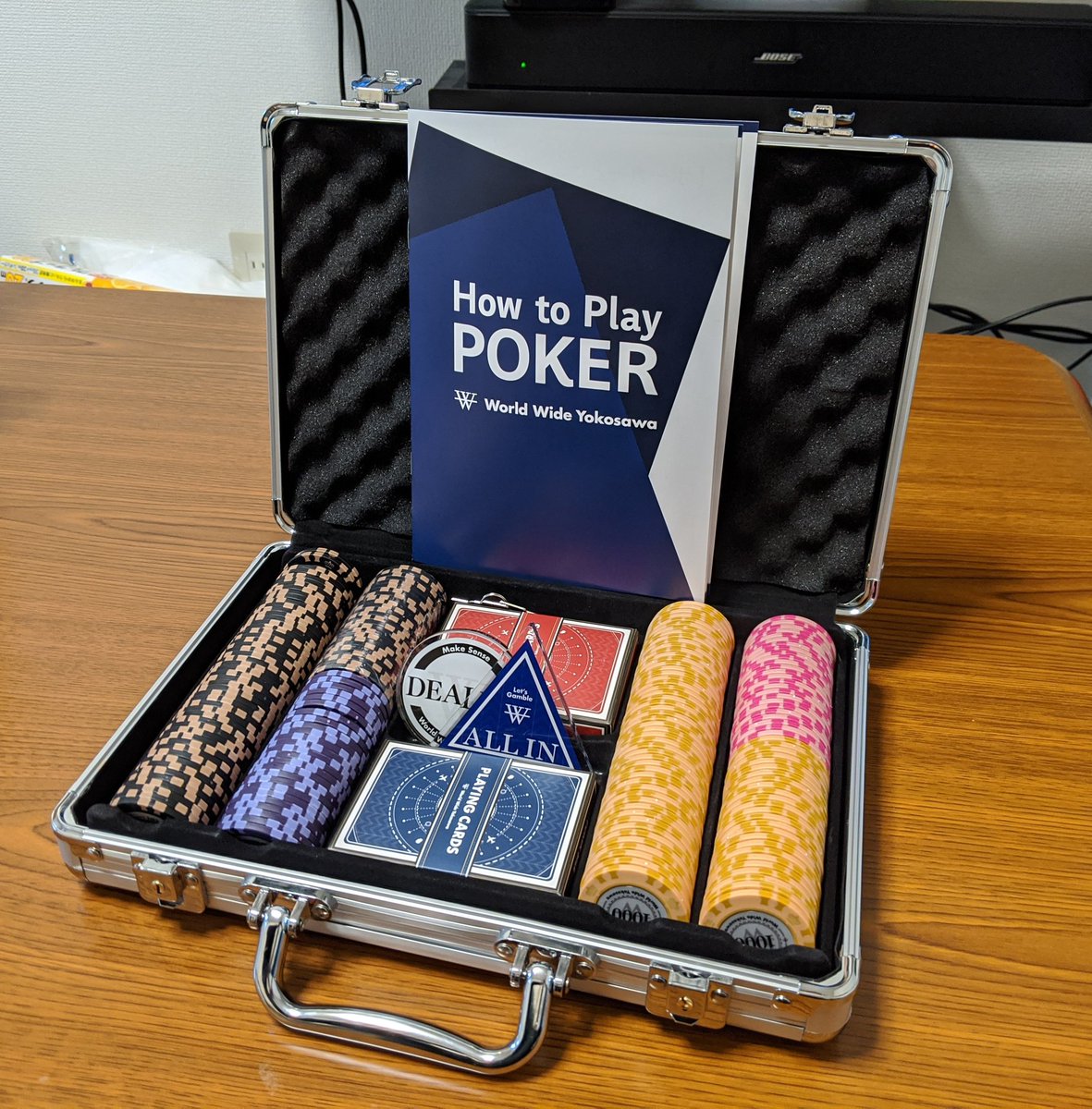 ヨコサワポーカーセット アルミケース入り 世界のヨコサワ ポーカー