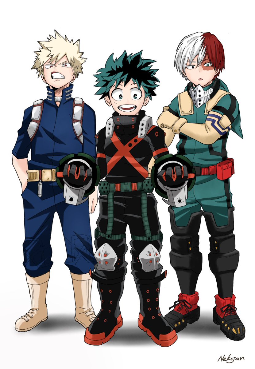 僕のヒーローアカデミア 緑谷出久 爆豪勝己 轟焦凍