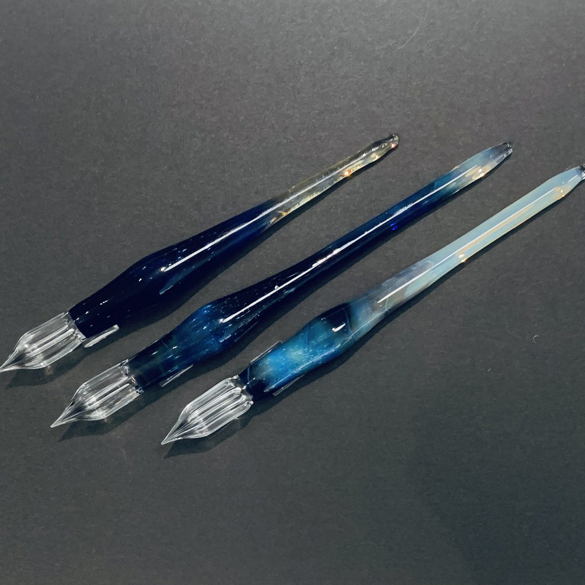 NEW！】ガラス工房aun × KA-KU 大阪店オリジナルガラスペン「つき