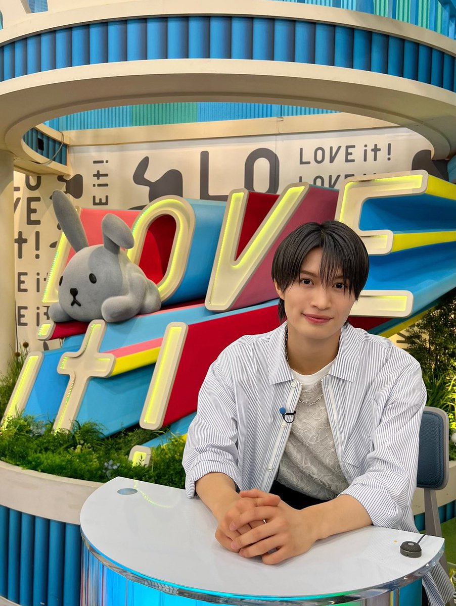 ラヴィット！」 先日出演した #那須雄登 からオフショットが届きました