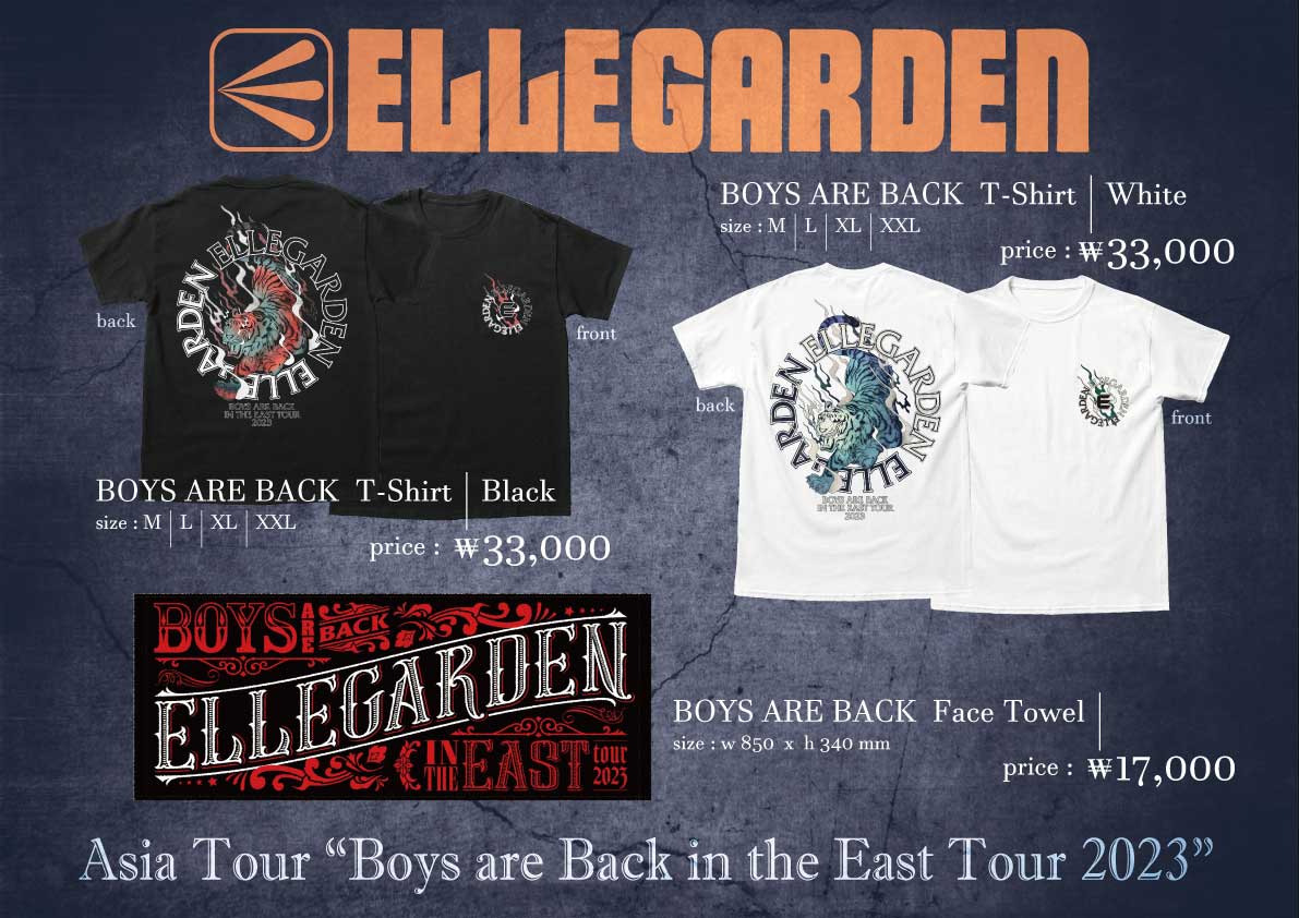 ELLEGARDEN エルレガーデン エルレ The End of Yesterday Tour 2023