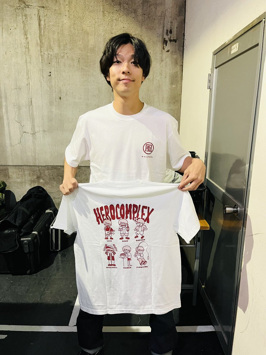 NEW MERCH🦸‍♂️】 ◾︎風Tee カラー：ホワイト サイズ：M/L/XL