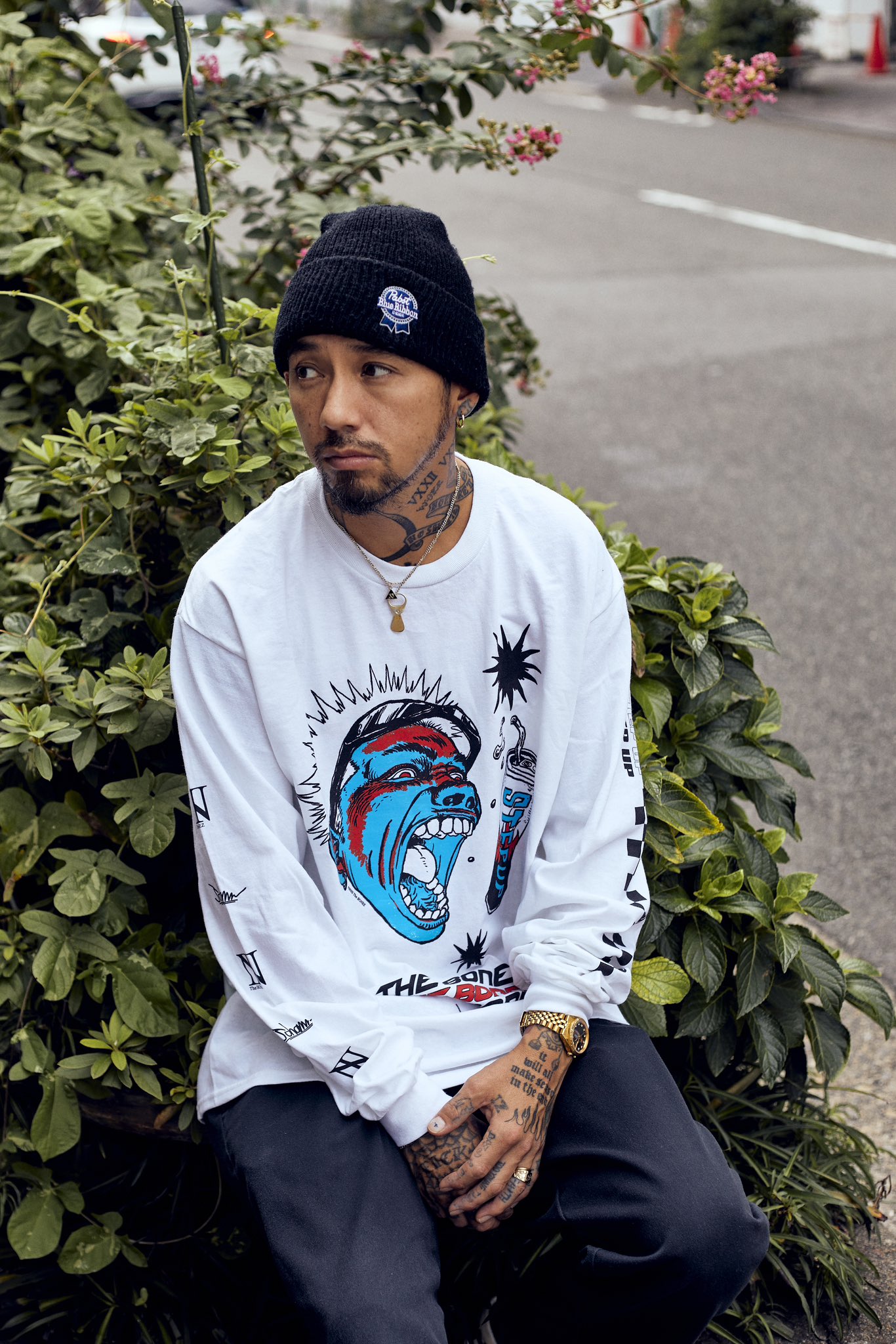 The bonez The bonez 骨ロンT XLサイズ 白 骨ロンT XLサイズ 白