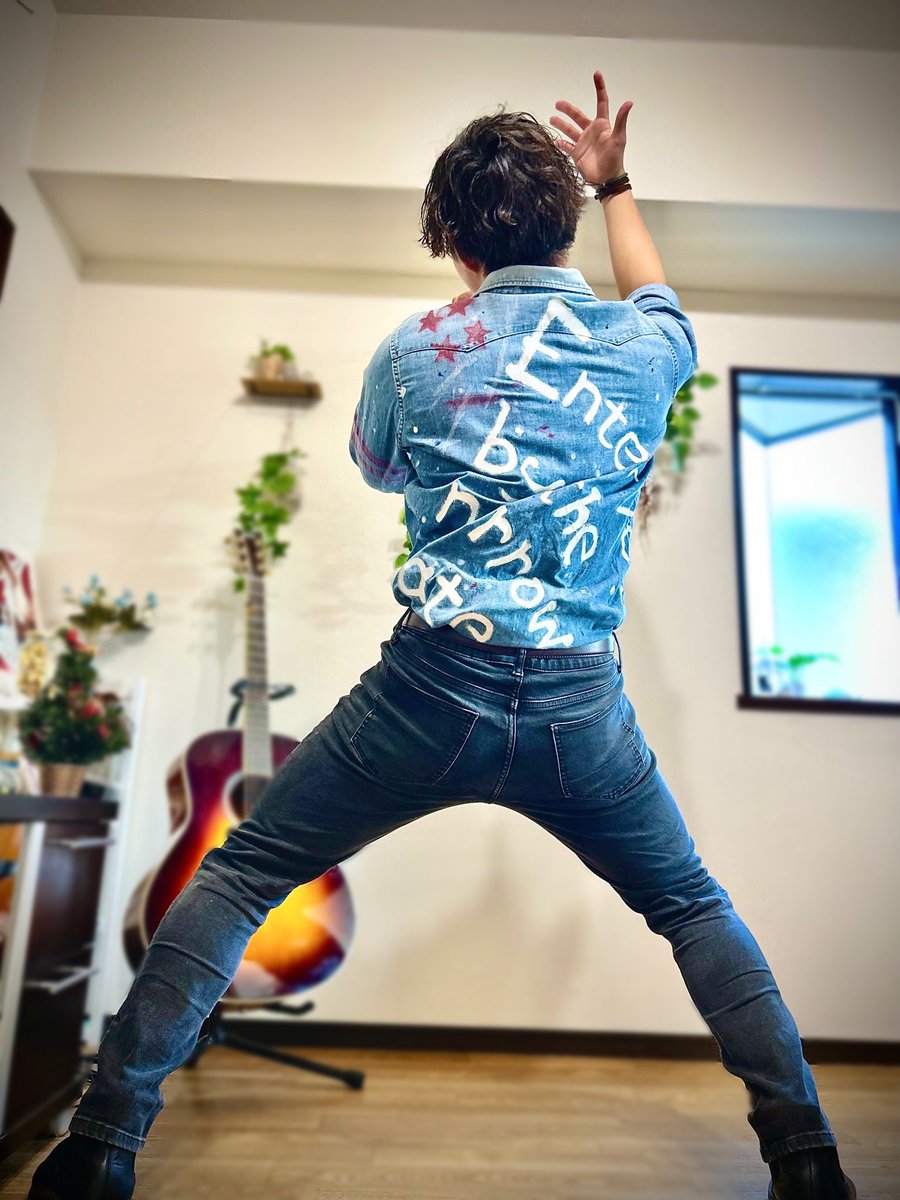 B'z 岡山デニム デニムシャツ 稲葉浩志 Into Free-EXTRA 稲葉さんの