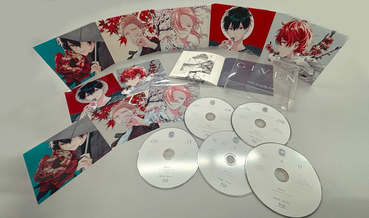 B2告知ポスター 集合 「ギヴン Blu-ray Disc BOX」 B2告知ポスター