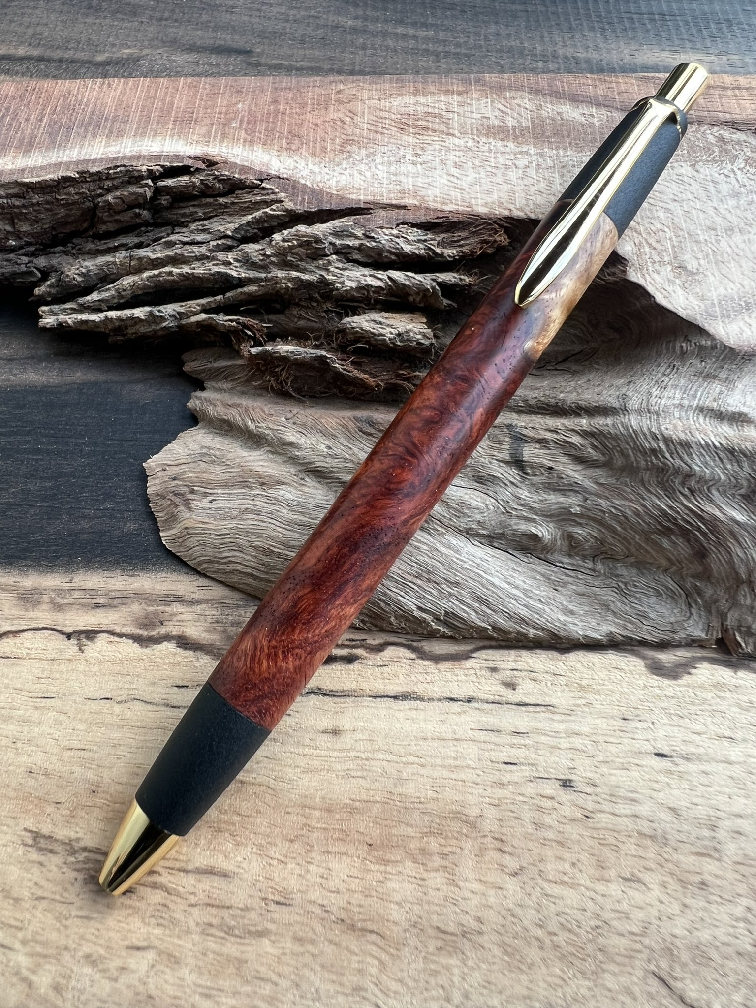 花梨紅白瘤杢 ボナンペン 最初期型のため箱無し 2025年最新】ボナンペン