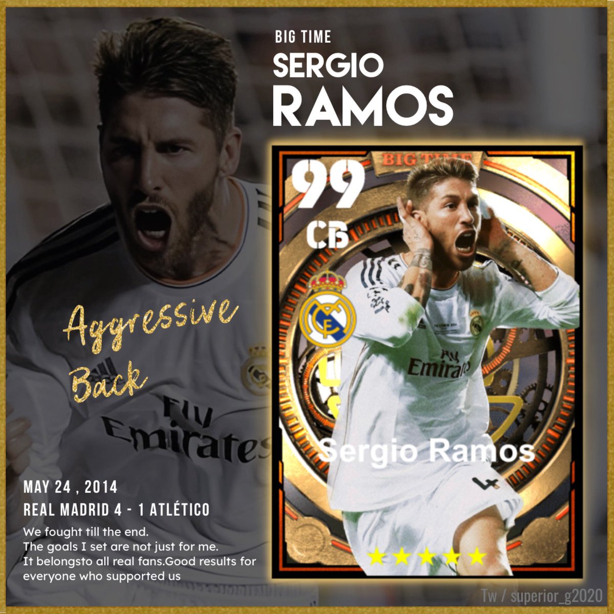 レアルマドリード Real Madrid セルヒオラモス SergioRamos レアル