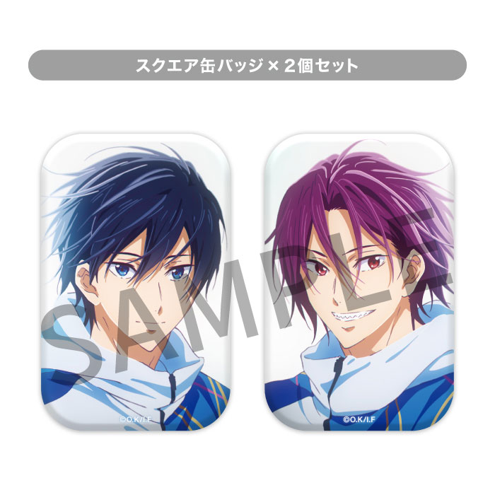 Free!! 松岡凛 缶バッジ 劇場版SF Free!! 松岡凛 缶バッジ 劇場