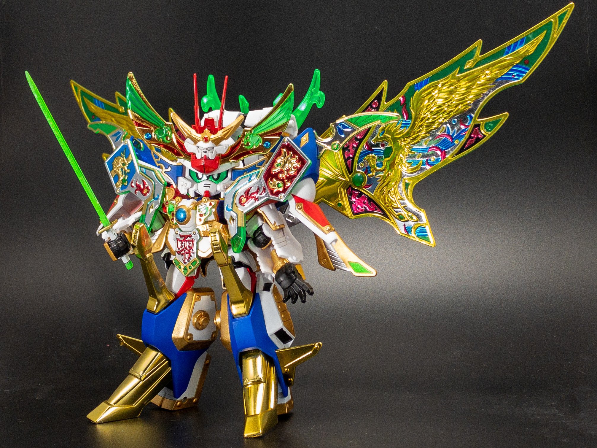 SDガンダムBB戦士 非売品 號斗丸結晶輝羅鋼天空鳳凰翼形態 SDガンダム