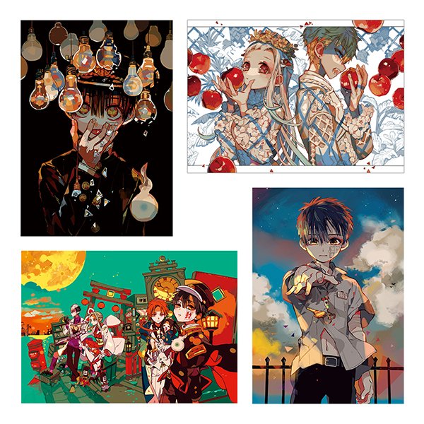 地縛少年花子くん 原画シート 柚木 普 あまね 花子くん ミュージアム