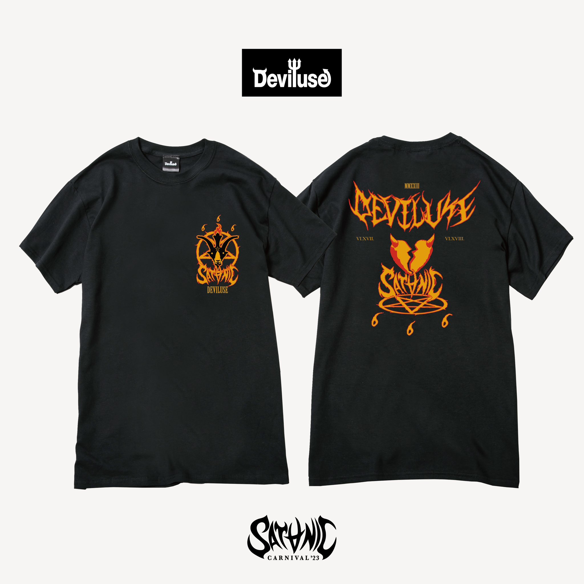 FACT Deviluse コラボTシャツ Lサイズ 黒 FACT Deviluse コラボTシャツ