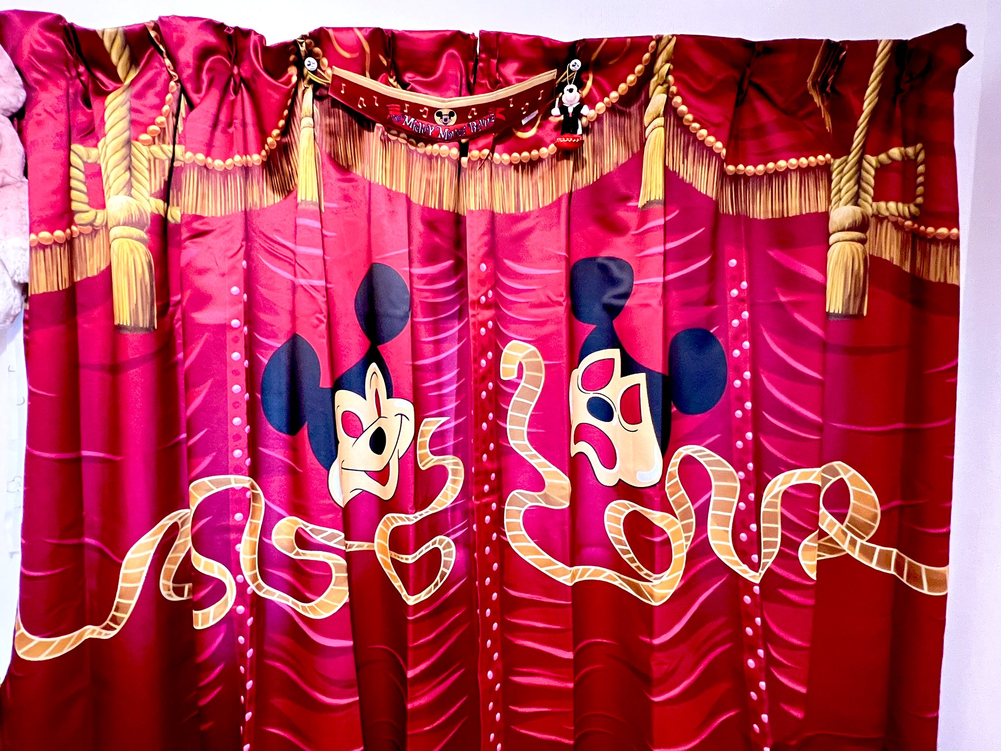 東京ディズニーリゾート ミッキーマウスレビュー カーテン 東京