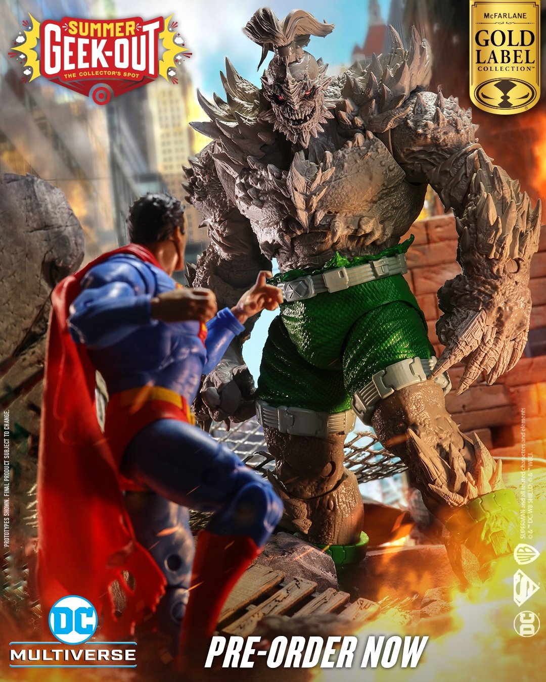 スーパーマン ドゥームズデイ DC マクファーレン マテル 6インチ